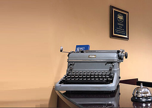 Typewriter Footer