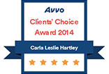 Avvo - Client's Choice Awards 2014 - Carla Leslie Hartley
