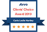 Avvo - Client's Choice Awards 2019 - Carla Leslie Hartley